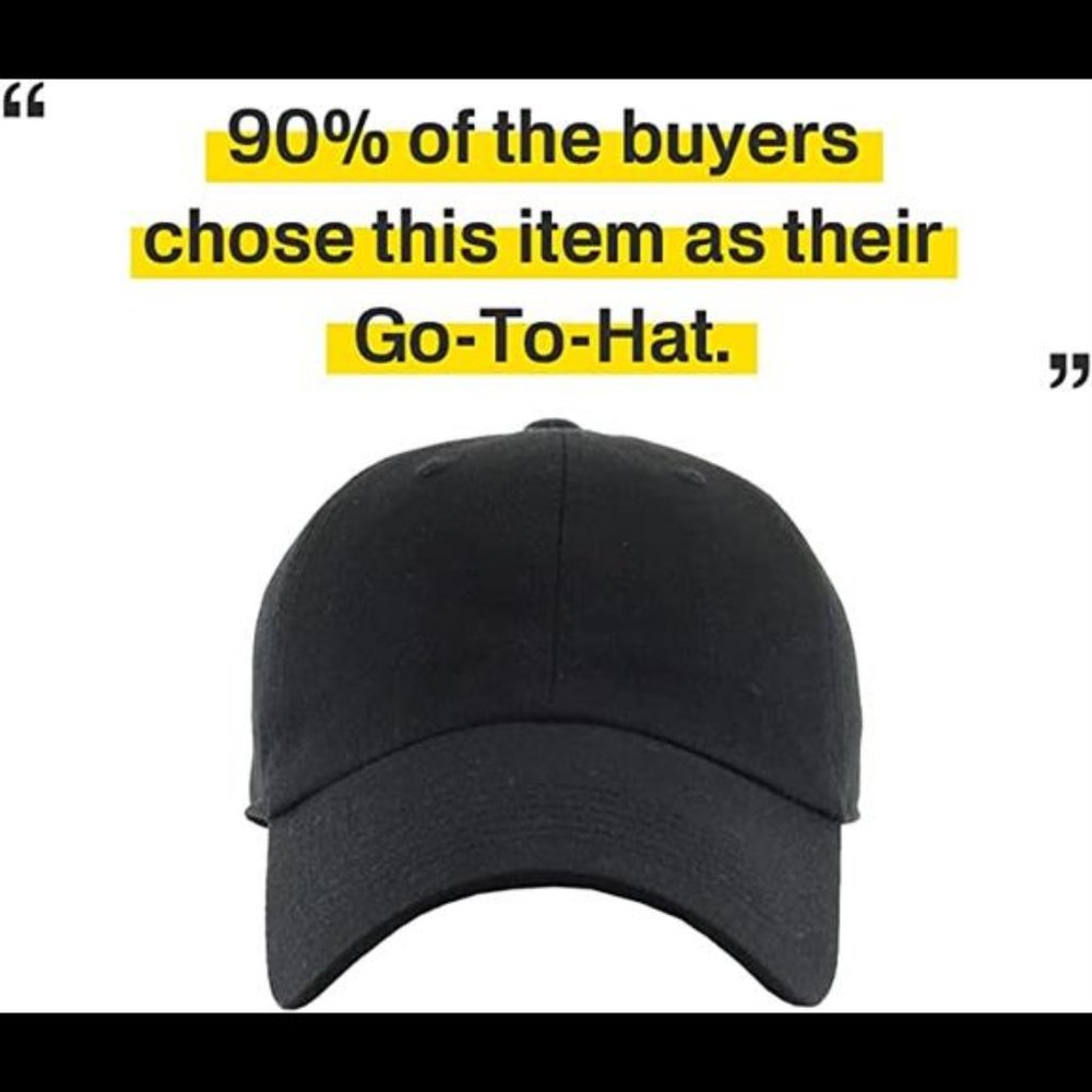 Original Low Profile Cotton Hat Men Baseball Hat Adjustable Unconstructed - Picture 5 of 6